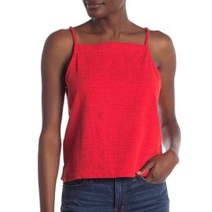 Madewell Apron Tank Top in Ripe Persimmon